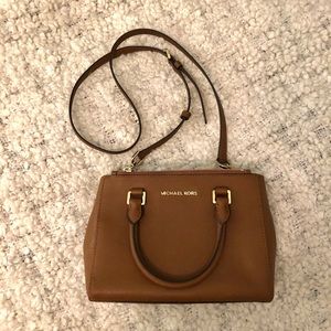 Michael kors small brown handbag